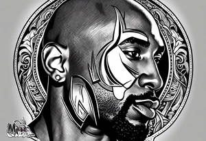 Kobe bryant "Mamba" logo tattoo idea