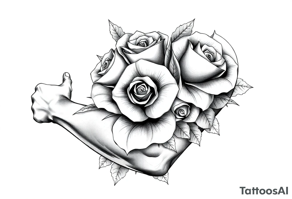 roses tattoo idea