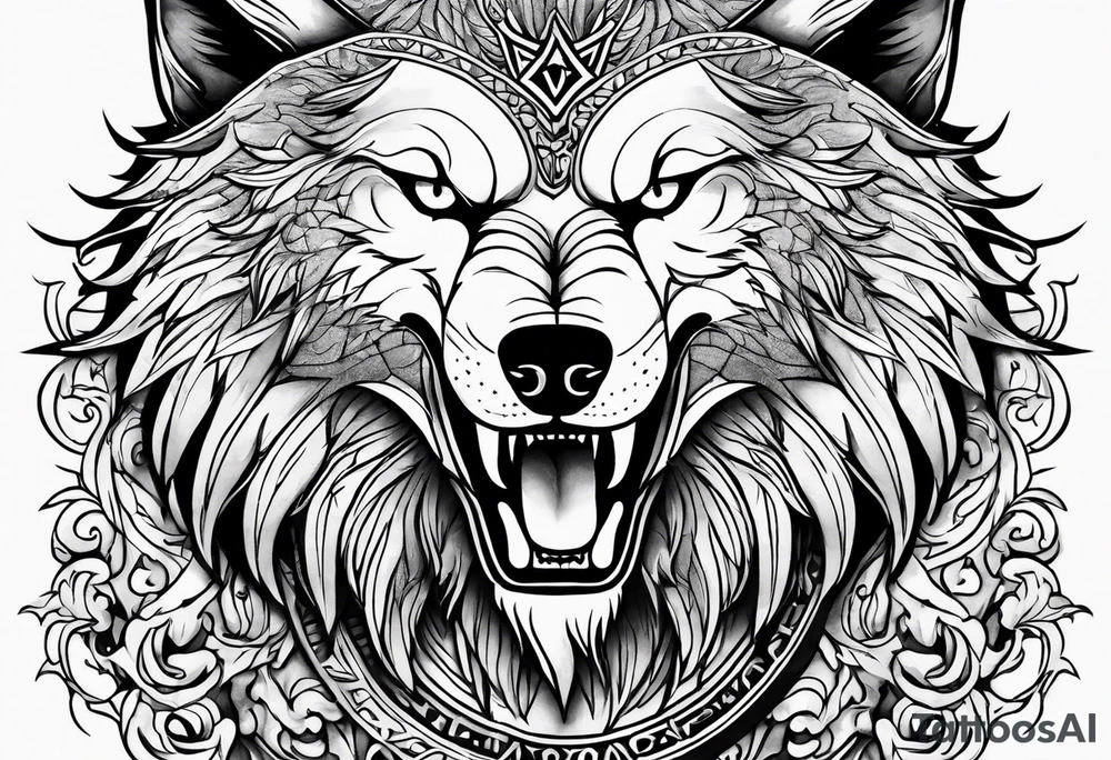 Fenrir tattoo idea