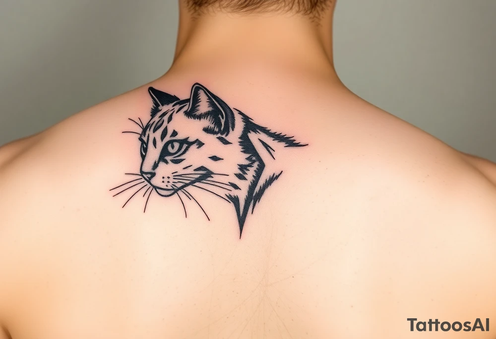 Black Cat tattoo idea