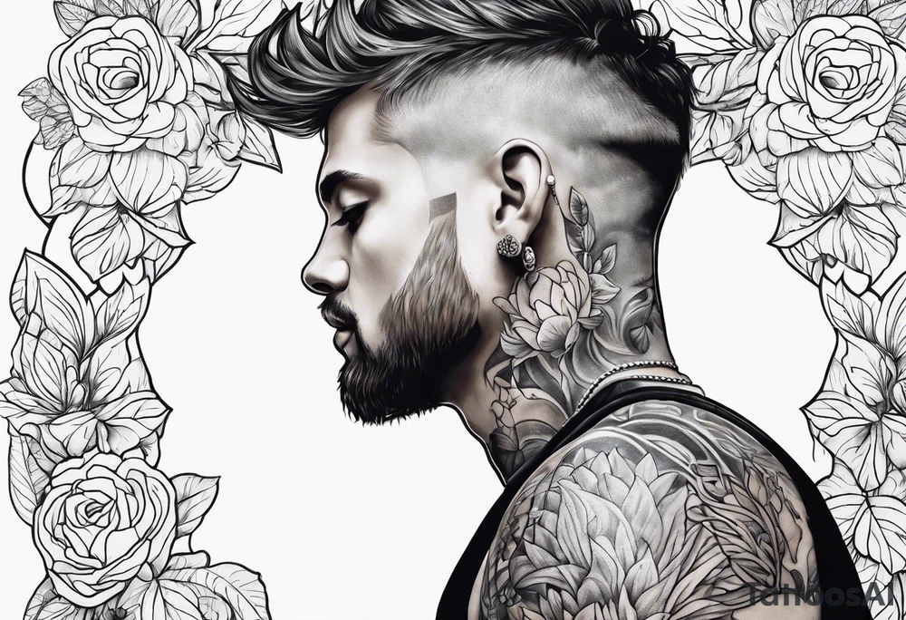 Love, source, abundance, male tattoo idea