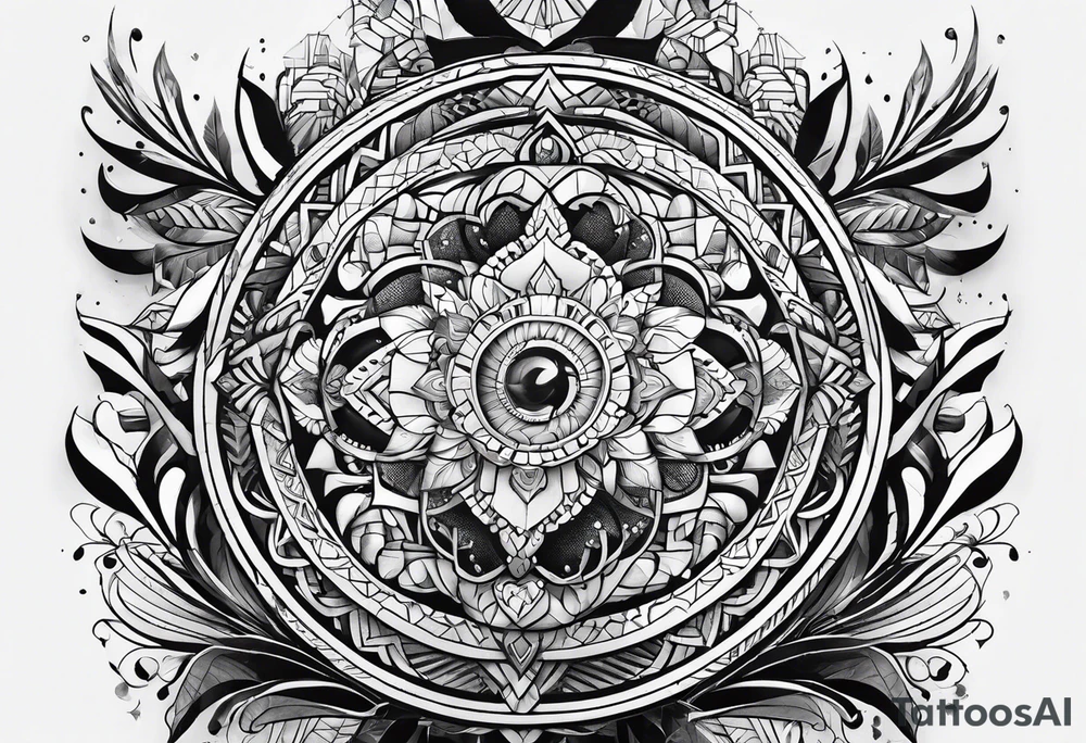 Unbreakable bond, family, five tattoo idea