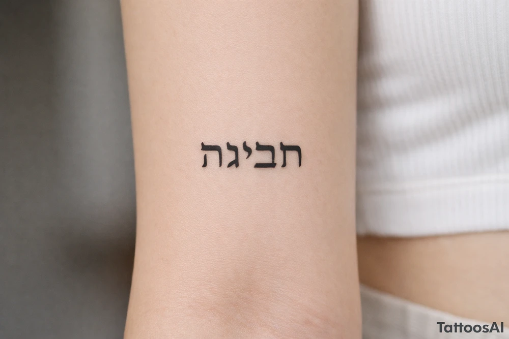 aramaic script lettering tattoo tattoo idea