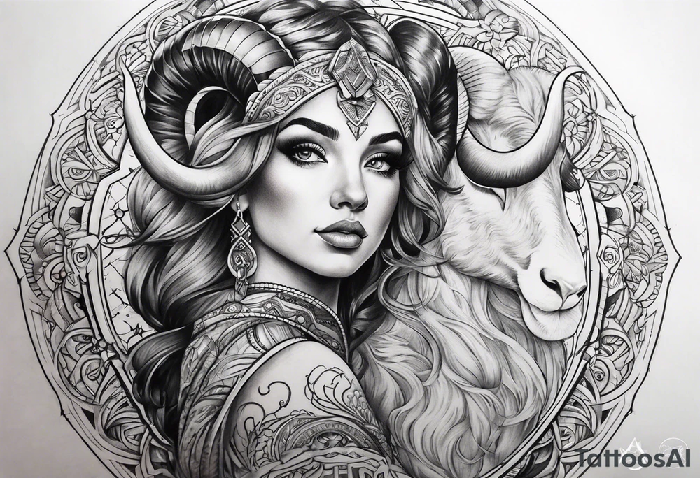 Aries sleeve tattoo tattoo idea