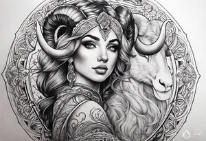 Aries sleeve tattoo tattoo idea