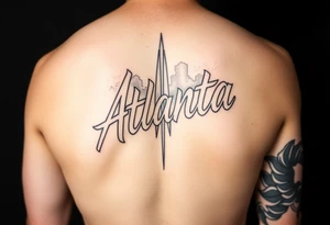 Atlanta Themed leg tattoos tattoo idea