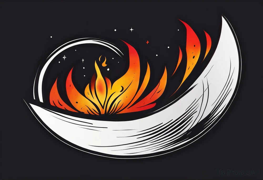 explore symbole
sacred crescent moon
glyph
fire
celestial tattoo idea