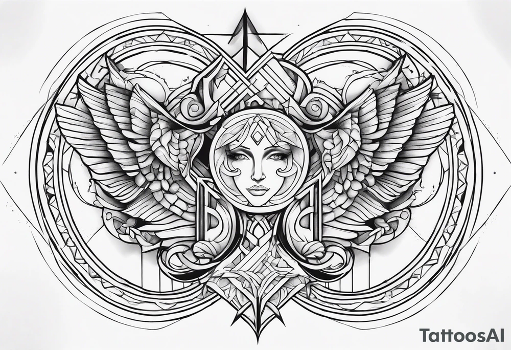Gemini symbol tattoo idea