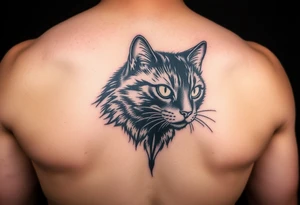 Black Cat tattoo idea