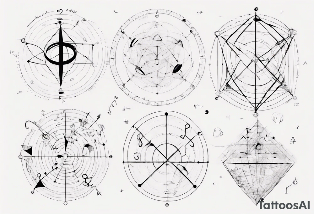 The mathematical friendship graph from graph theory that is cute tattoo idea