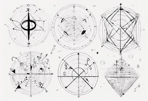 The mathematical friendship graph from graph theory that is cute tattoo idea