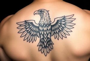 serbian and montenegrin eagle tattoo idea