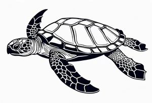 Navy turtle shellback tattoo tattoo idea