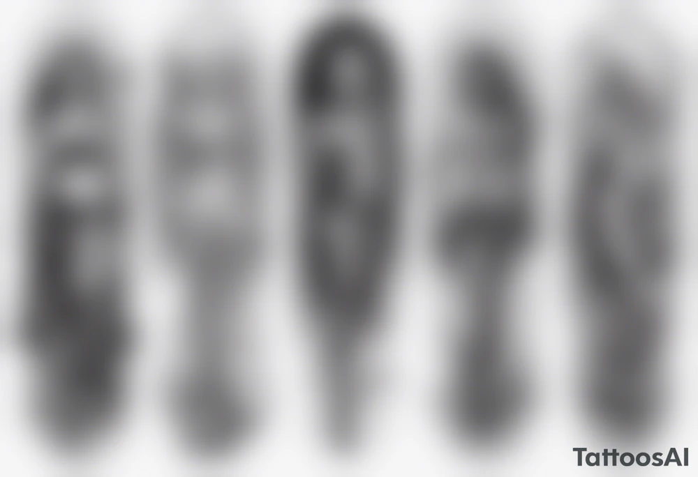 people dies but legends live forever leg sleeve tattoo idea
