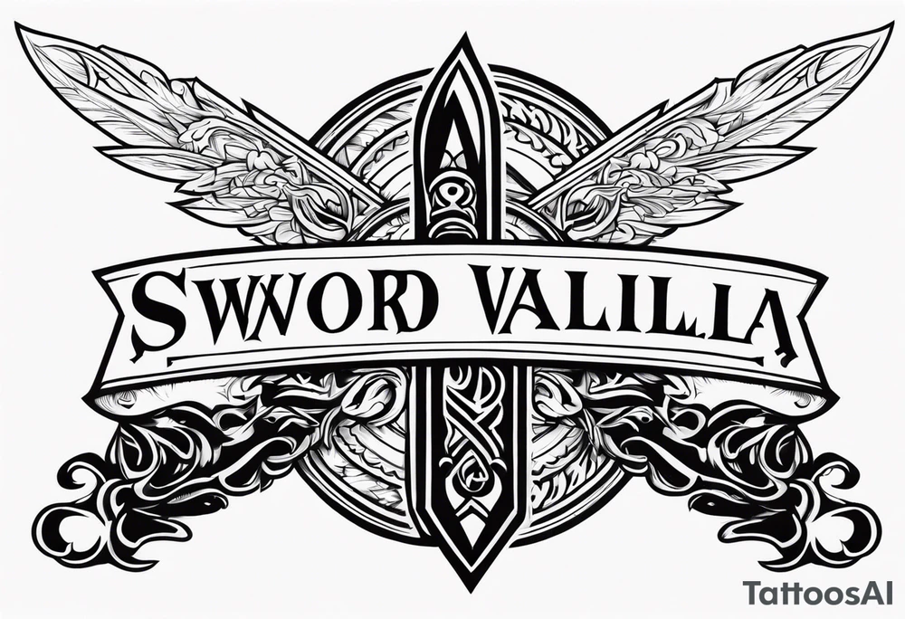 sword Valhalla tattoo idea