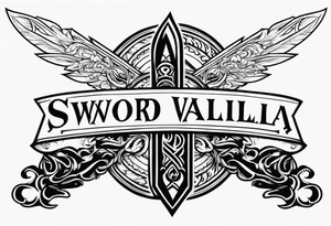 sword Valhalla tattoo idea