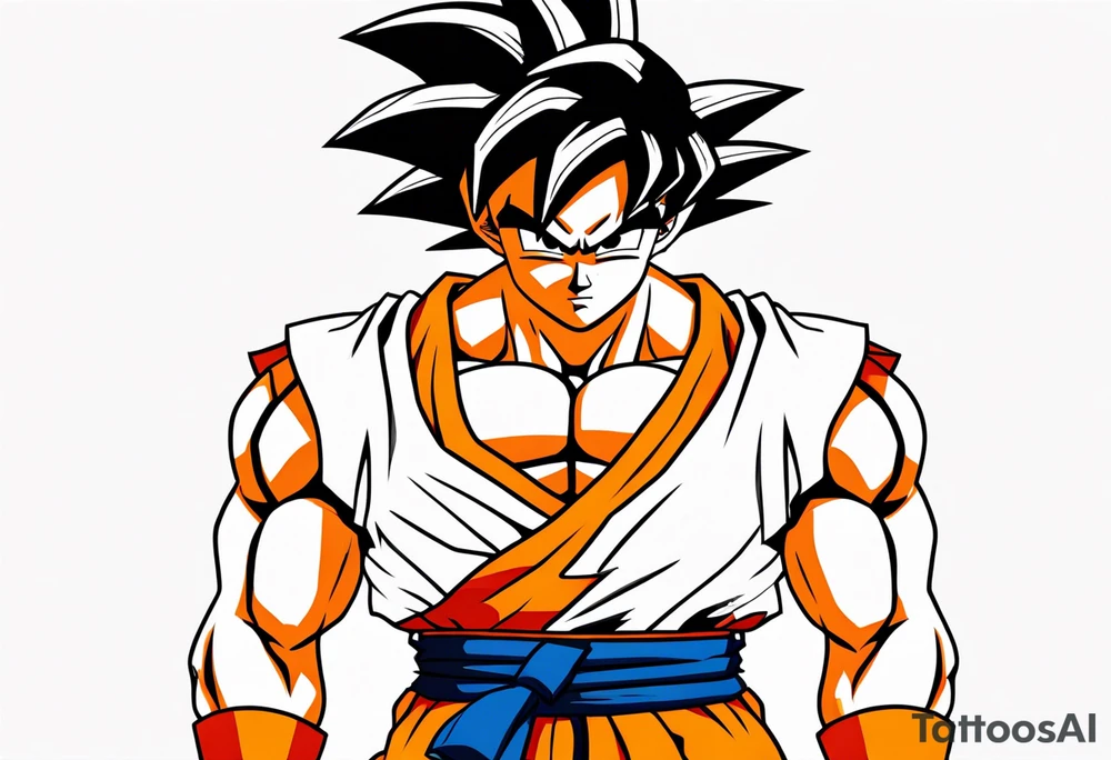 Son goku tattoo idea