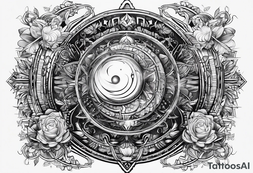 electromagnetic, photon, diffraction phenomena, physics tattoo idea