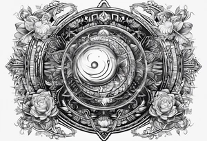 electromagnetic, photon, diffraction phenomena, physics tattoo idea