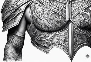 SHOULDER ARMOUR TATTOO tattoo idea