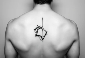 Simple abstract feminine tattoo tattoo idea