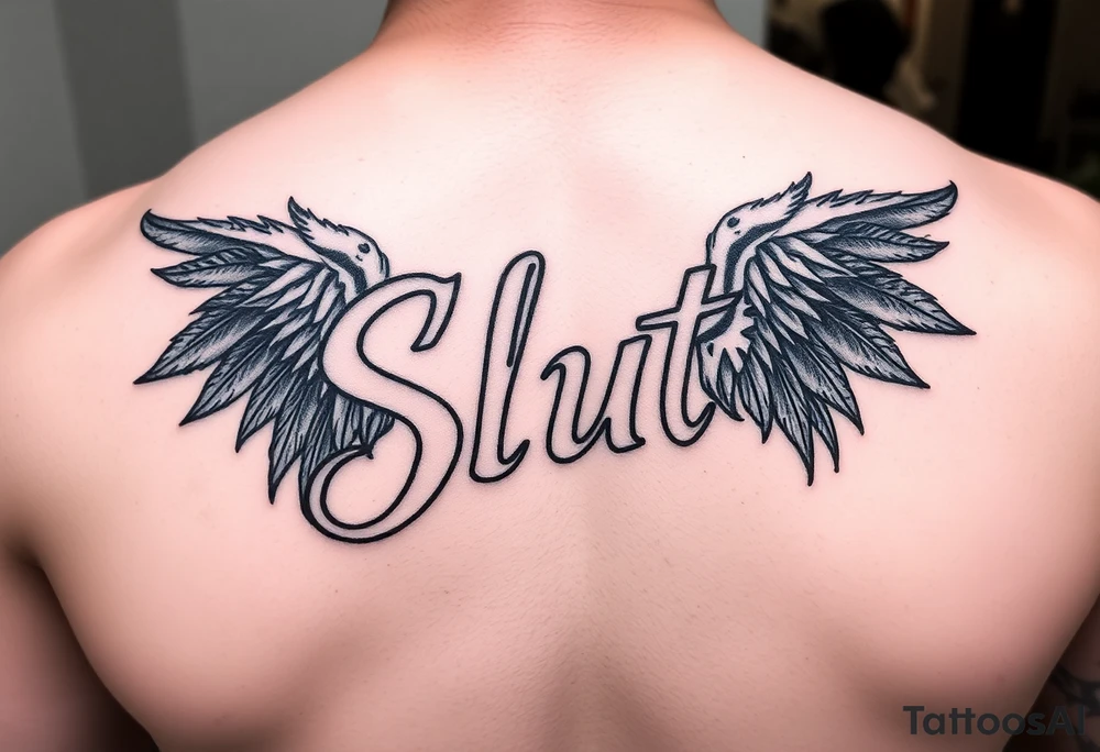 Slut tattoo idea