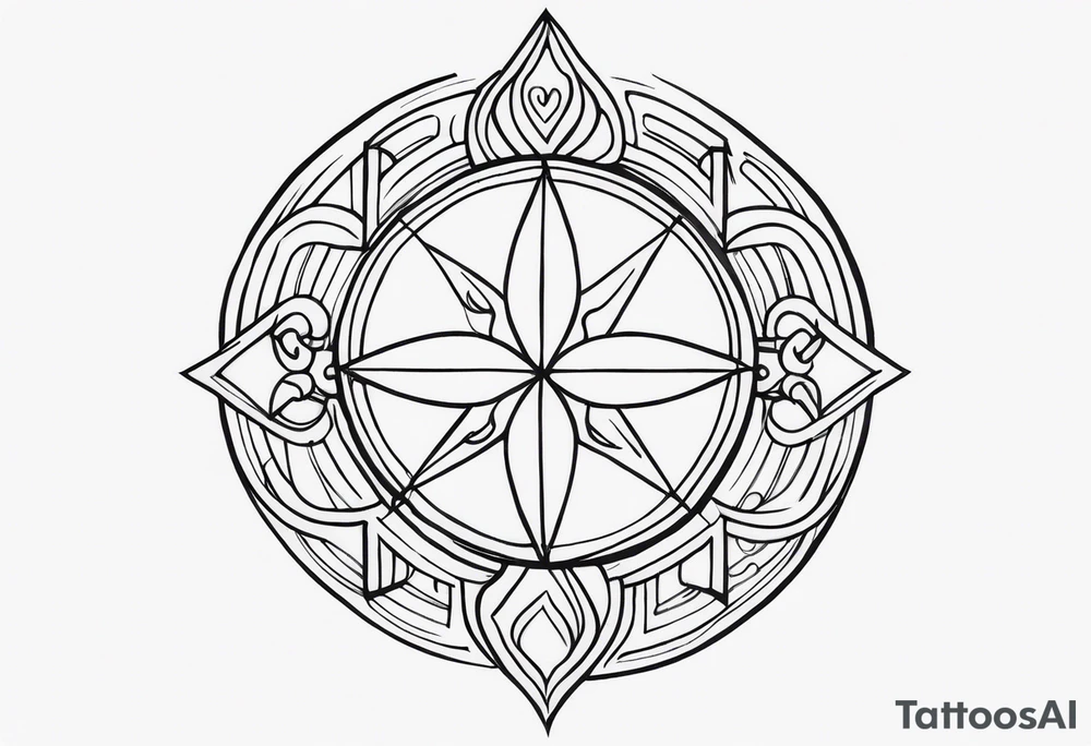 Day symbol tattoo idea