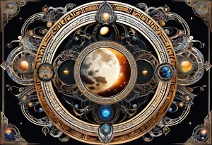 Astrology, Gemini, Natal Chart, angelic, soul mates, vision, planetary, ying yang, the moon, third eye, mystical
armband tattoo idea