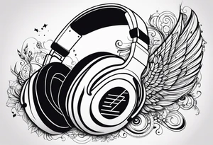 Imaginer un tatouage en lien avec la musique fix you et les paroles I will try to fix you. Inclure des notes de musiques tattoo idea