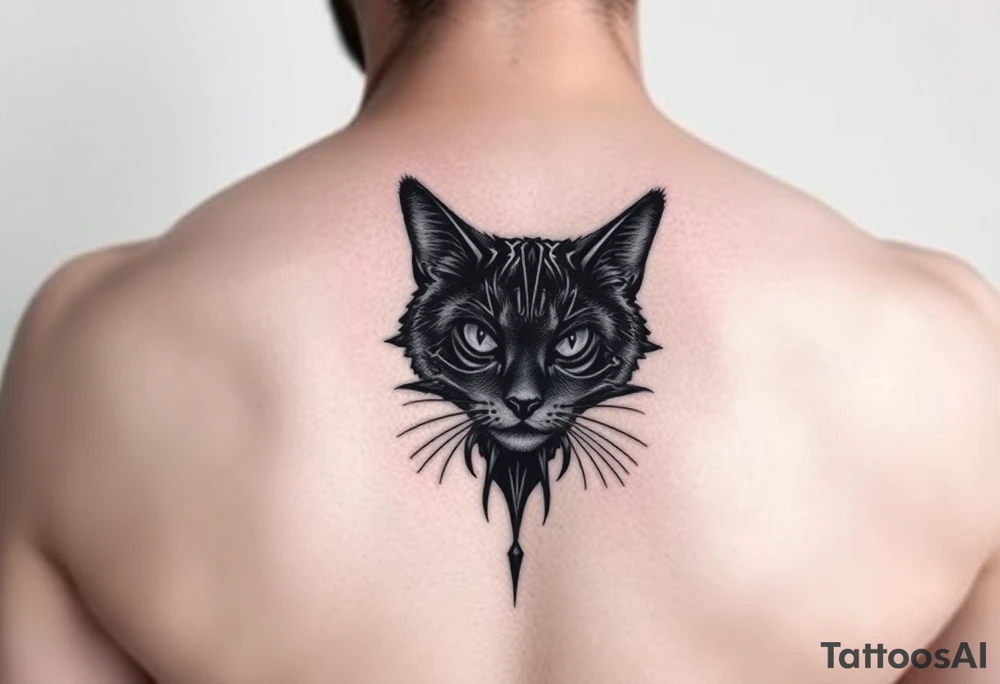 Black Cat tattoo idea