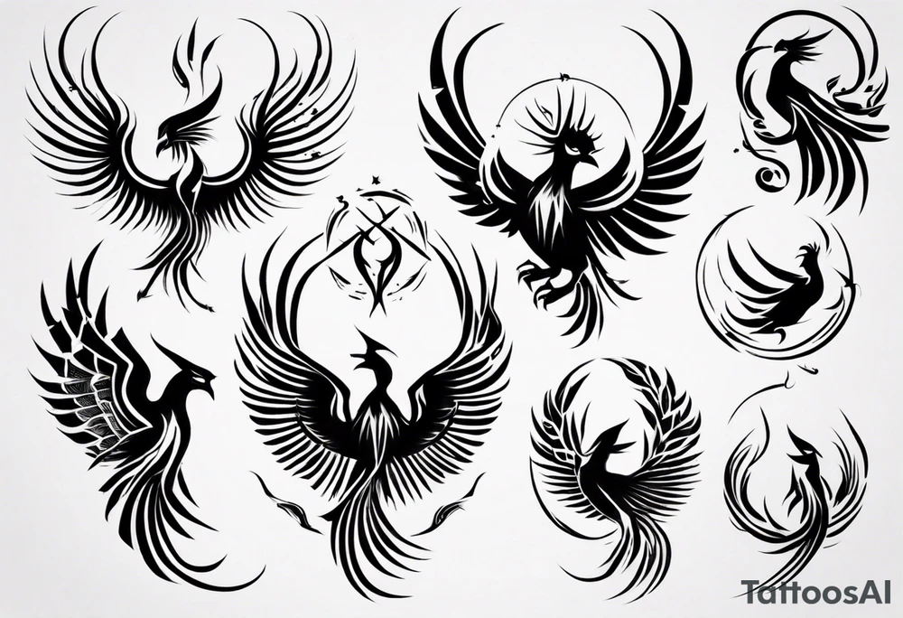 Phoenix tattoo idea