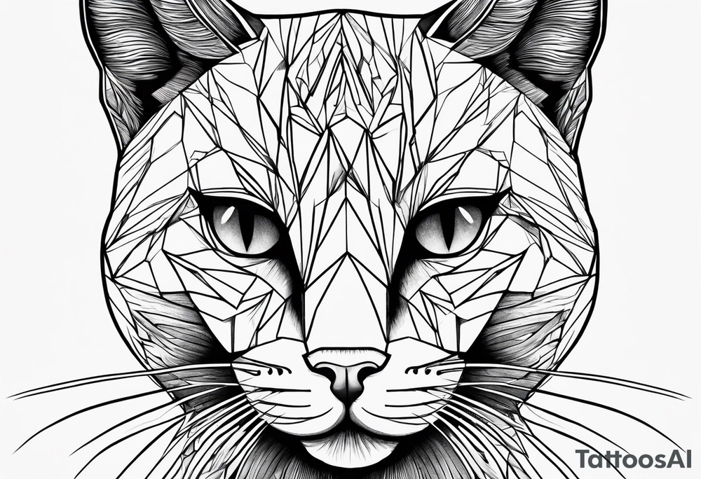 Black Cat tattoo idea