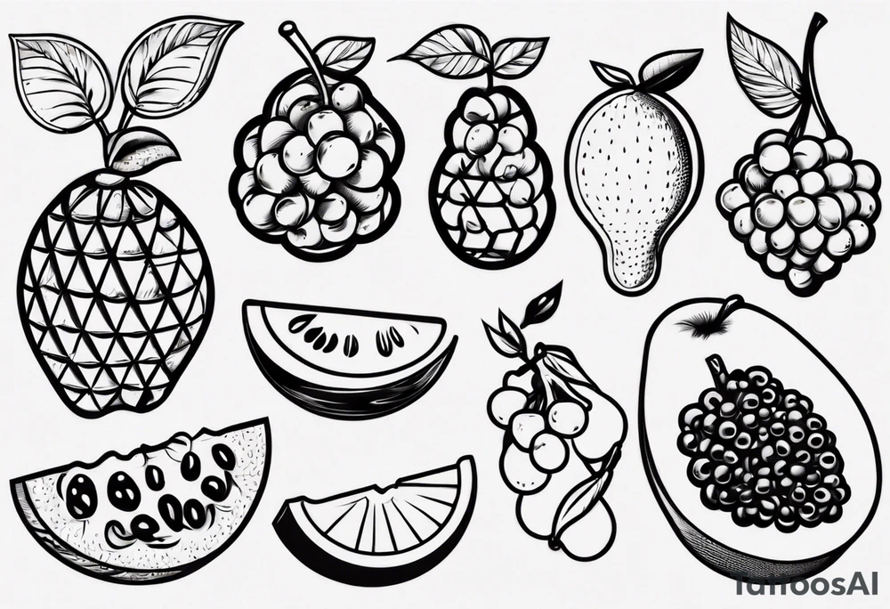 Fruits tattoo idea