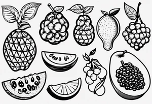 Fruits tattoo idea