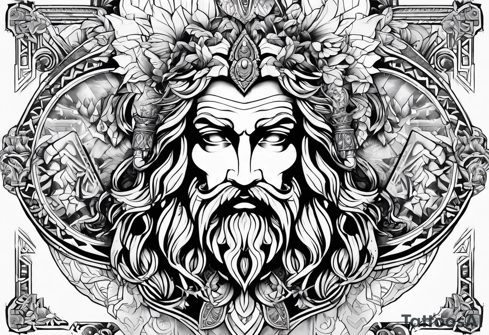 greek god tattoo idea