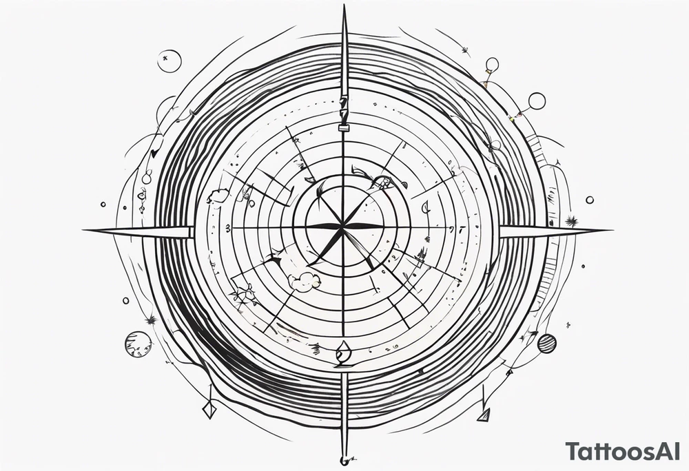 Coordinates tattoo idea