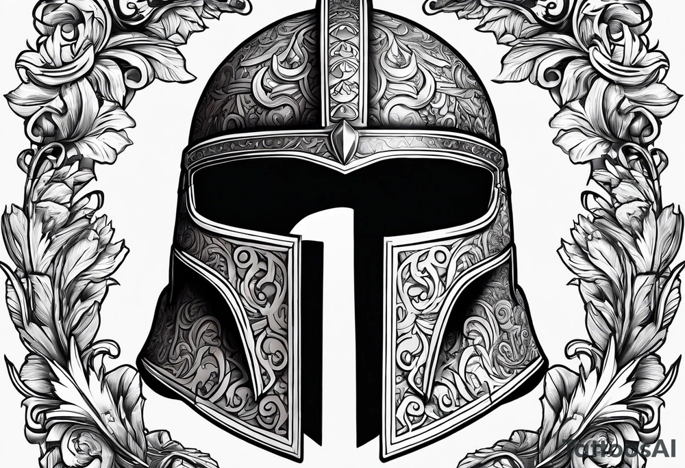 If you’re going thru hell keep going text wrapped around a spartan helmet. tattoo idea If you’re going thru hell keep going text wrapped around a spartan helmet. tattoo idea