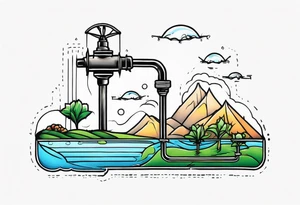 Irrigation system tattoo idea