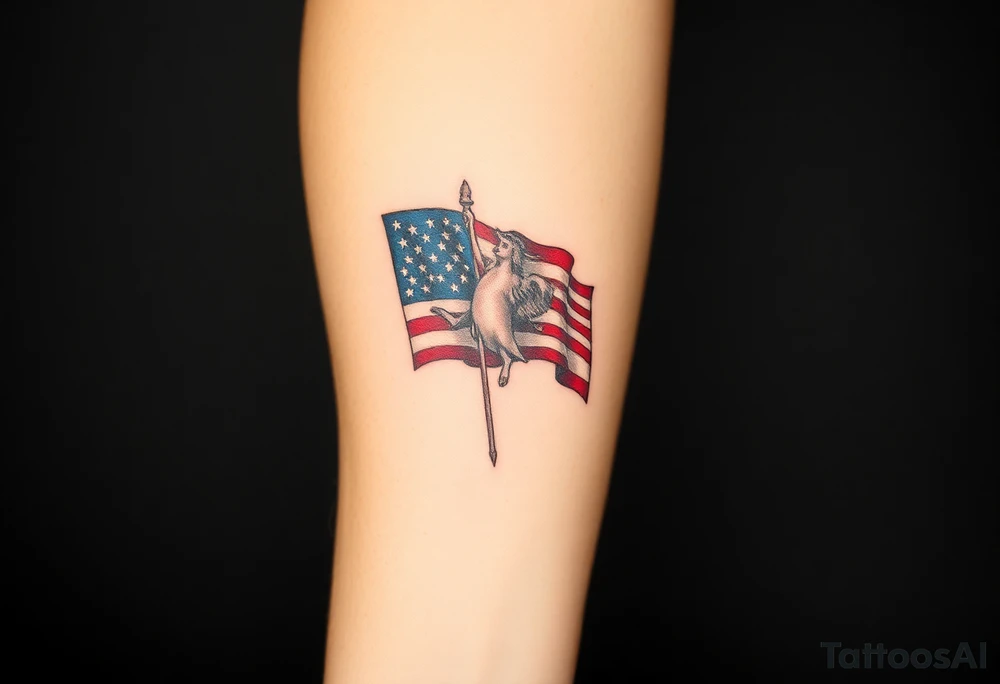 Patriotic, American tattoo idea
