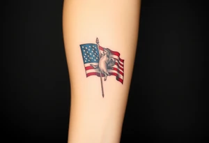 Patriotic, American tattoo idea