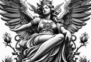 Beetender Engel statue tattoo idea