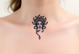 Small Medusa tattoo idea