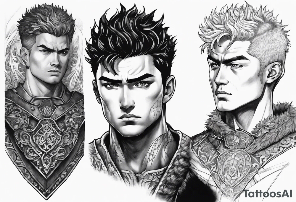 Berserk gothic art tattoo idea