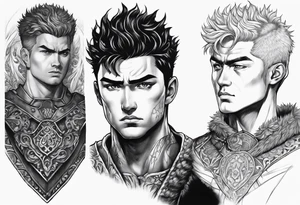 Berserk gothic art tattoo idea