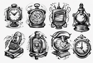 Computer time tattoo idea