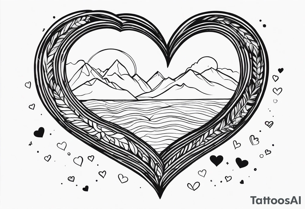 The love that let us share our name tattoo idea