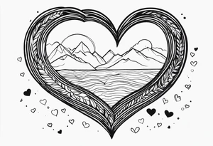 The love that let us share our name tattoo idea