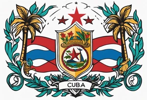 coat of arms of cuba tattoo idea