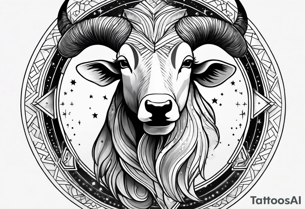 Aries constellation tattoo idea