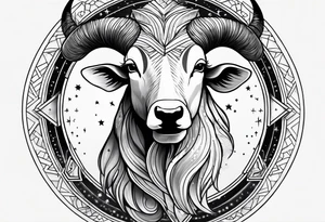 Aries constellation tattoo idea